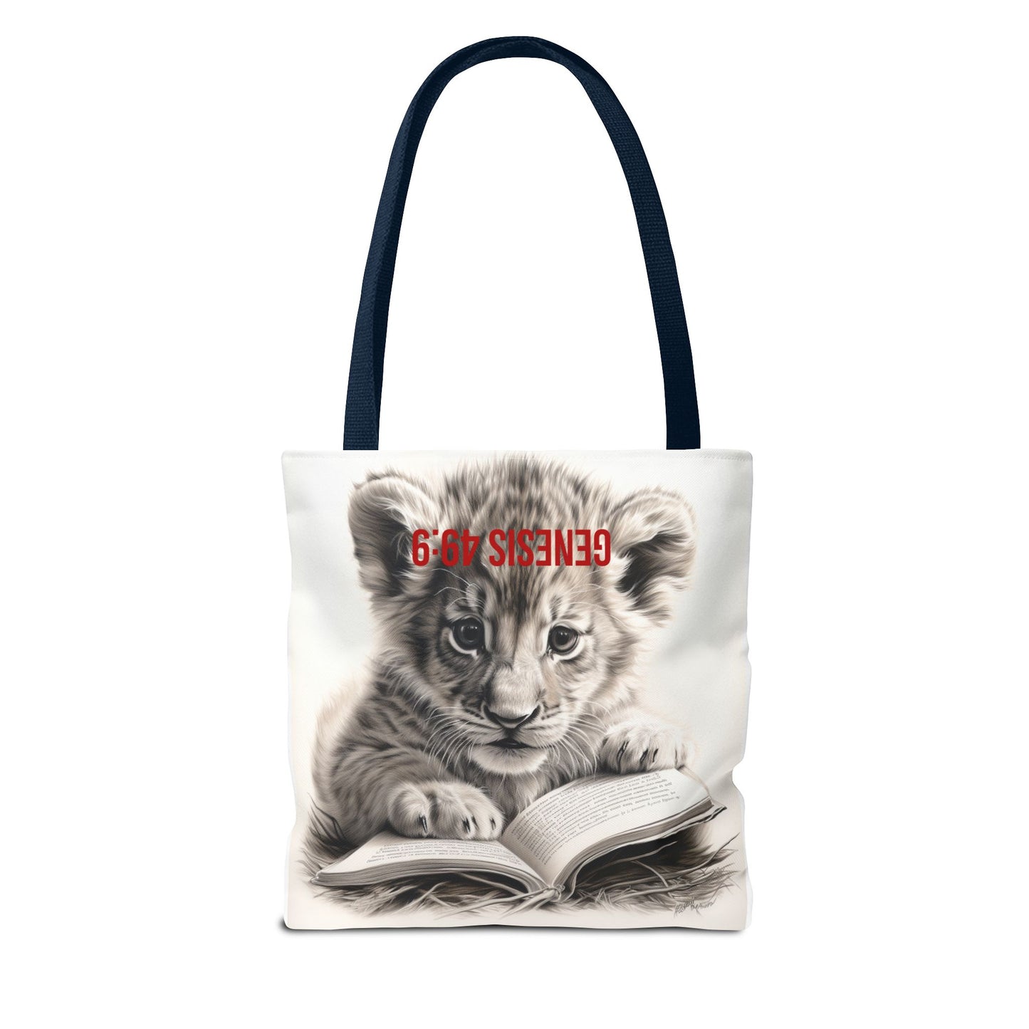 Genesis 49:9 Lion of Judah Tote Bag