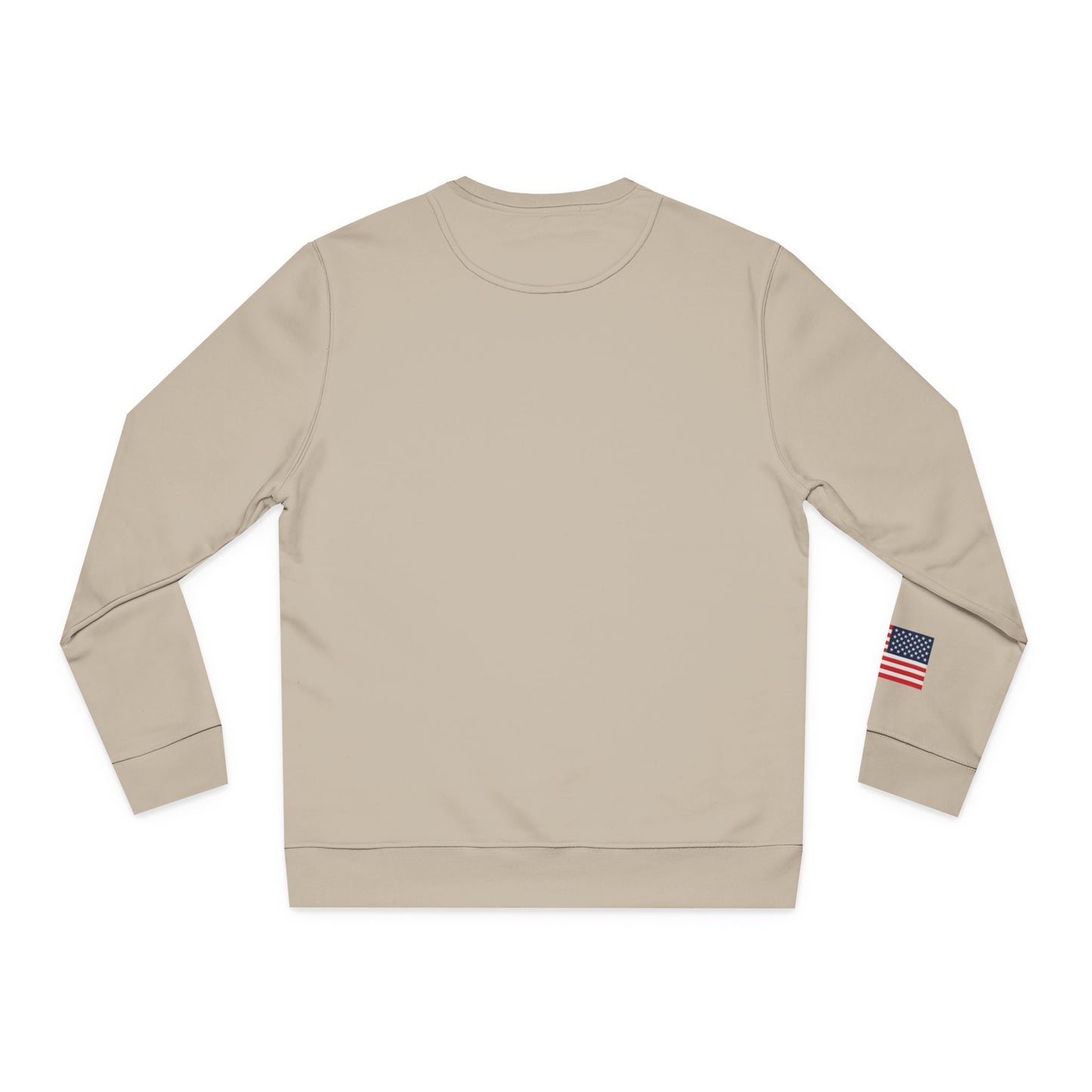 250th Anniversary Organic Sweatshirt with American Flag Sleeve